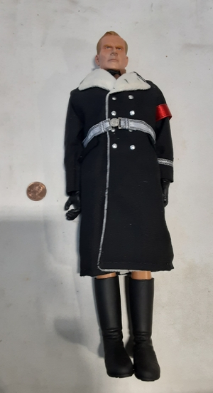 Custom 1/6 Scale WWII German SS Officer (No Pants) 12" Action Figure LJ-126 LJ-126